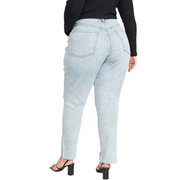 NWT Old Navy High-Rise Curvy O.G. Straight Jeans - Laine - 14 Petite - Picture 3 of 13